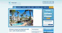 Desktop Screenshot of cannesgoldcoast.com